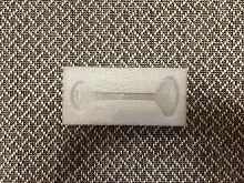 Ложемент из вспененного полиэтилена (НПЭ), белый, 120х60х30 мм 